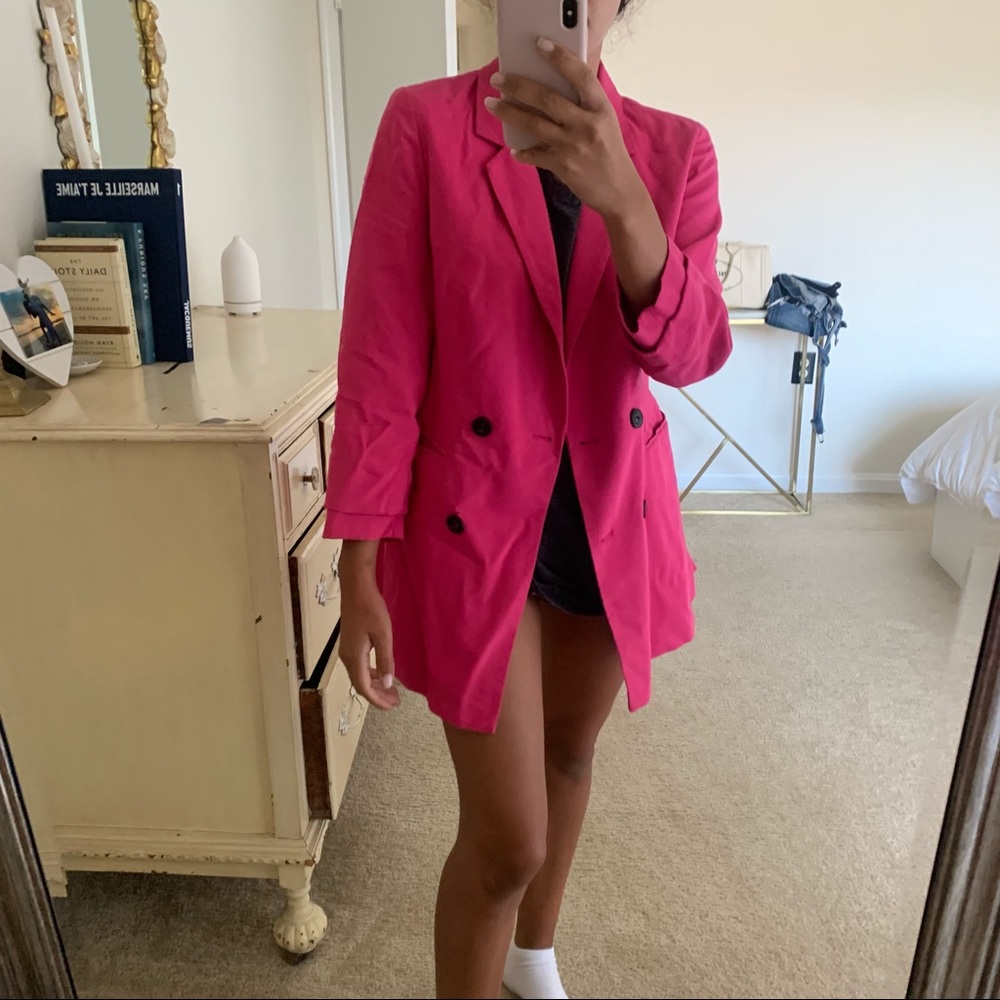 A New Day  pink blazer
